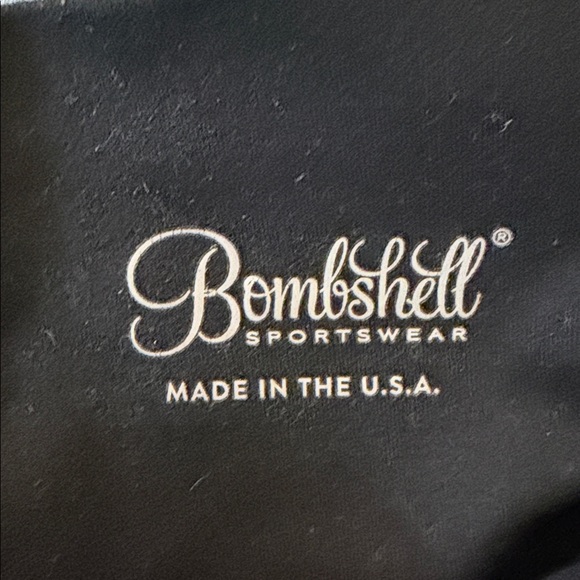 Bombshell Sportswear Black and Yellow High Waist Leggings Size XXS - Picture 9 of 10